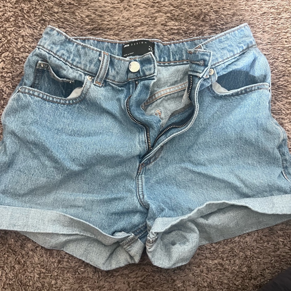 ASOS Light Blue Denim Jean Shorts